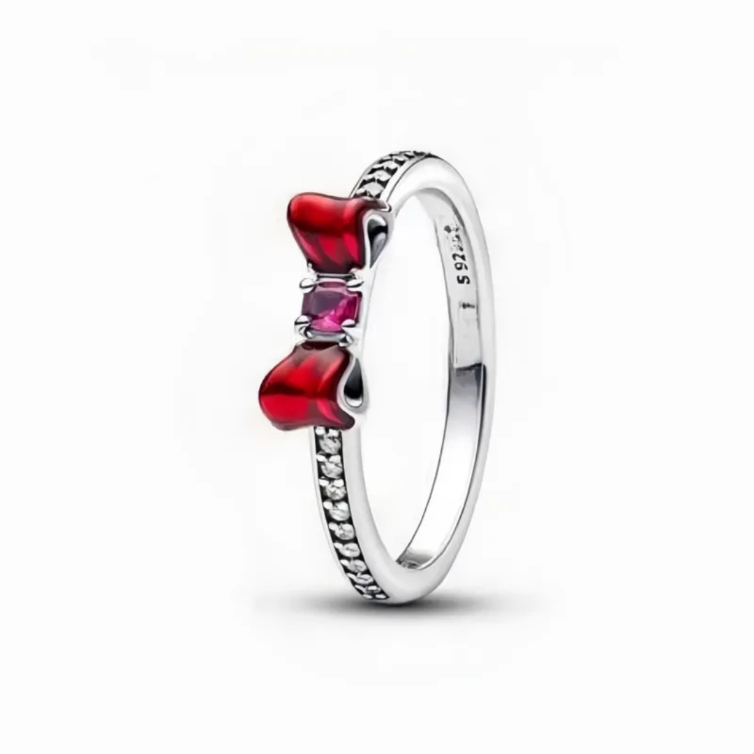 Anillo talla 6 plata 925 inspirado en Blanca Nieves