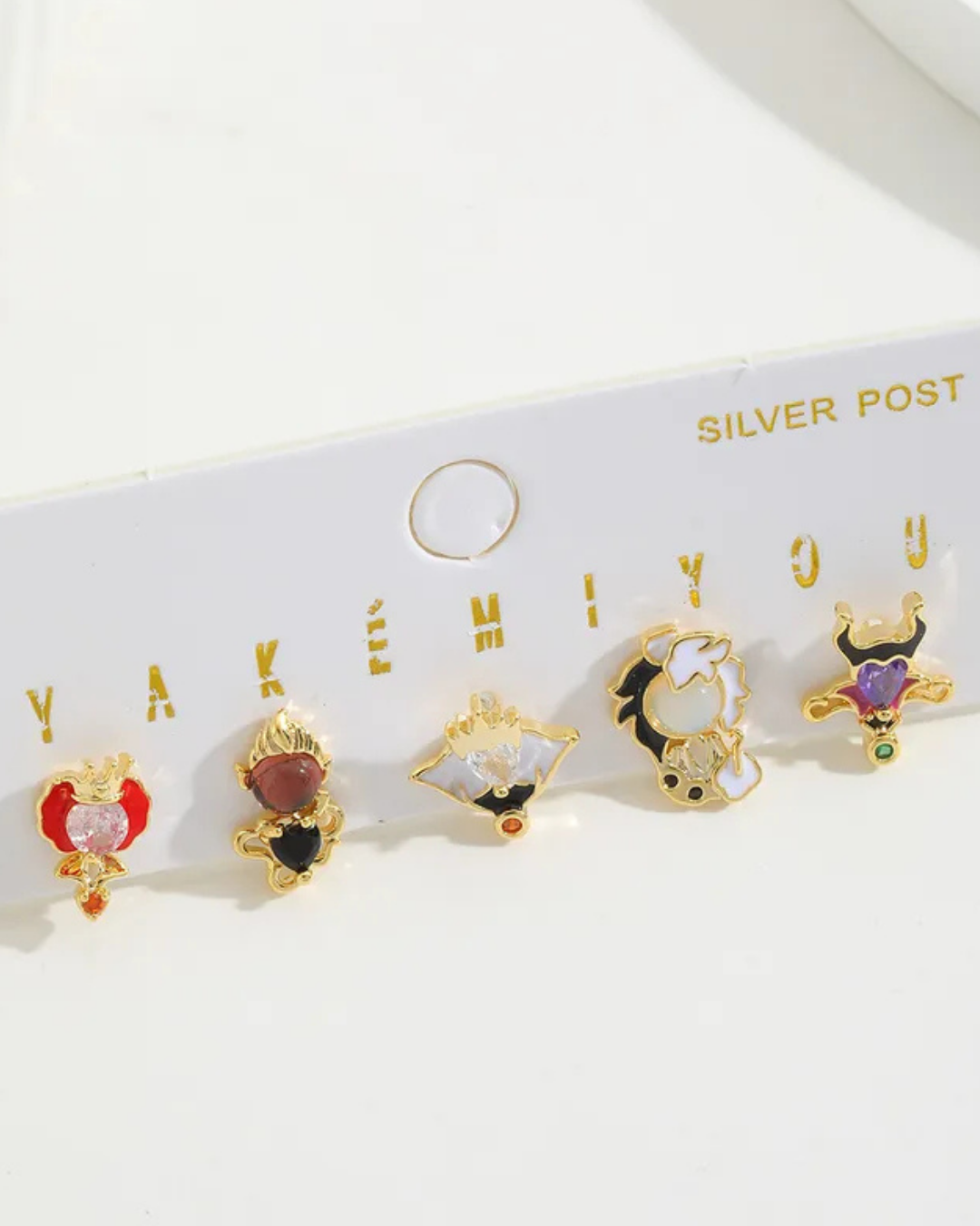 Aretes Villanas 5 pack (personajes, no colgantes)