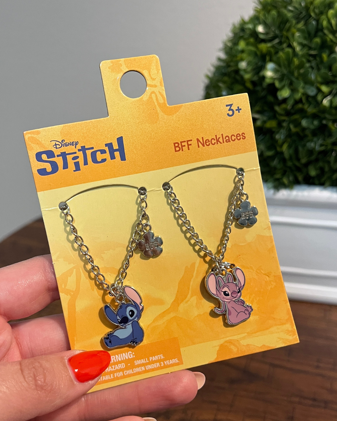 Bff necklace Stitch + Angel