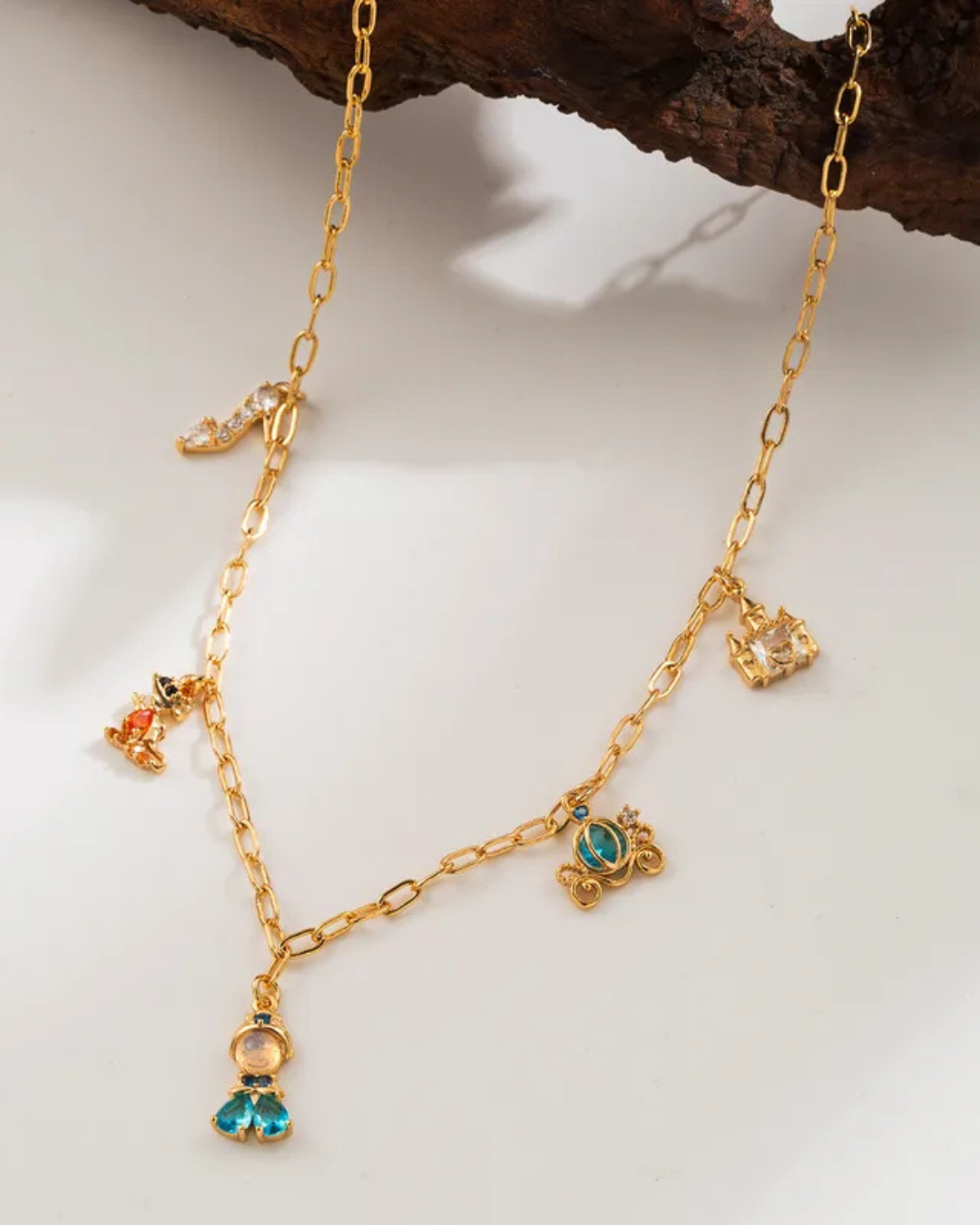 Collar Cenicienta 5 dijes