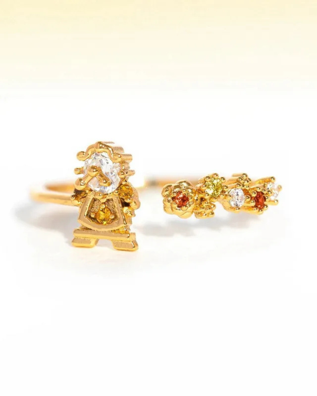 Anillos La Bella y la Bestia