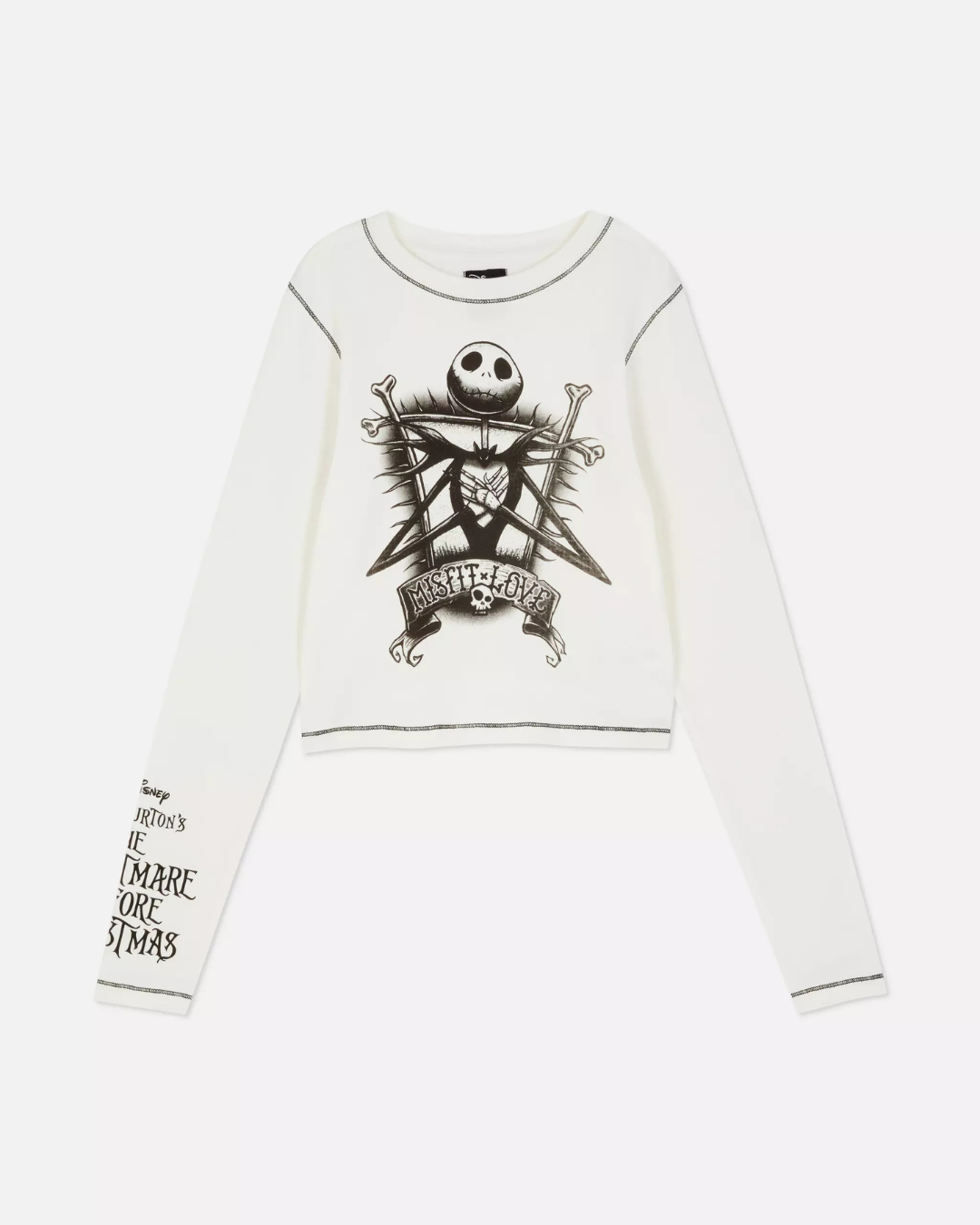Blusa Blanca Jack Skellington