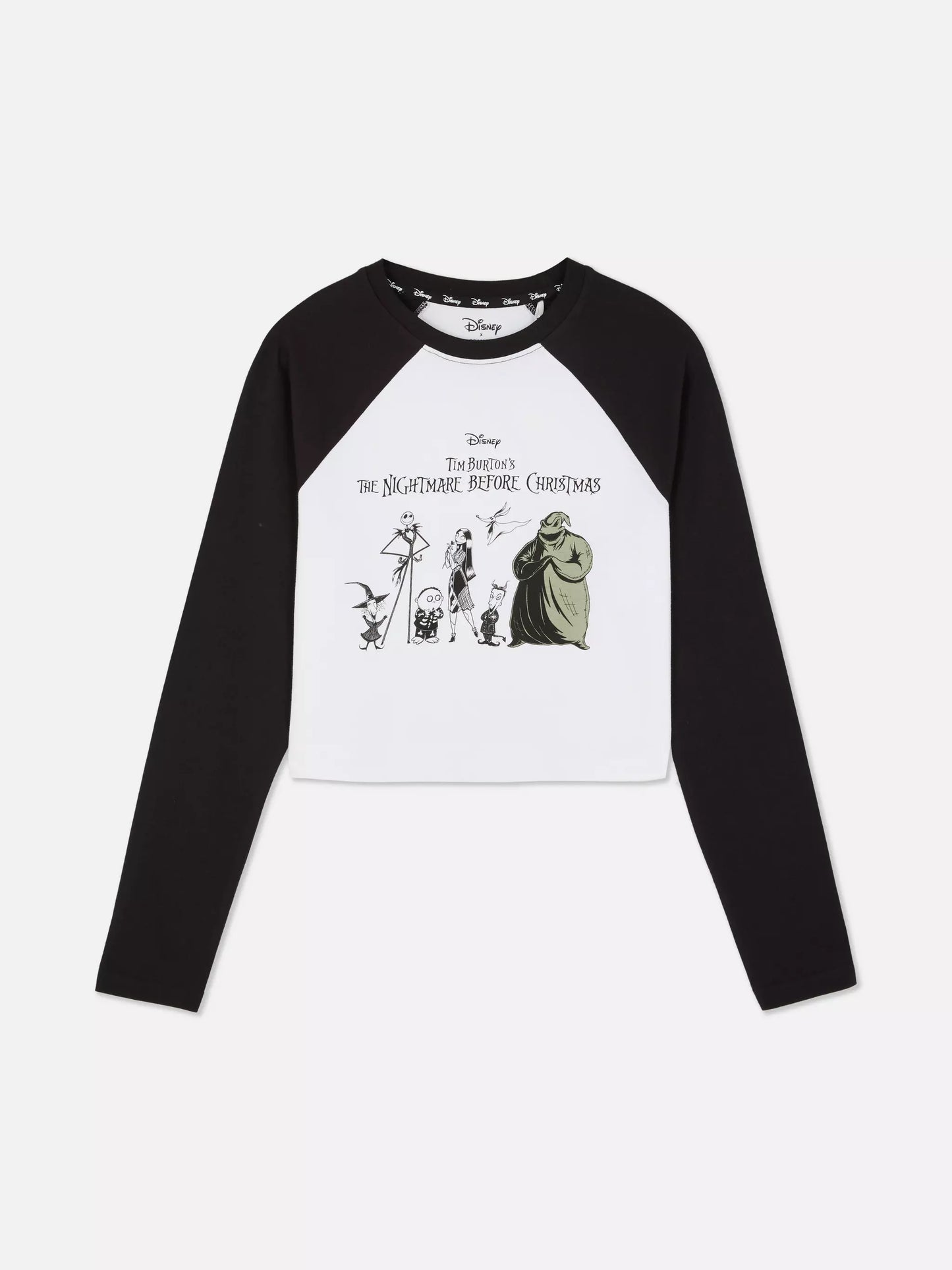 Blusa Blanco con Negro Tim Burtón