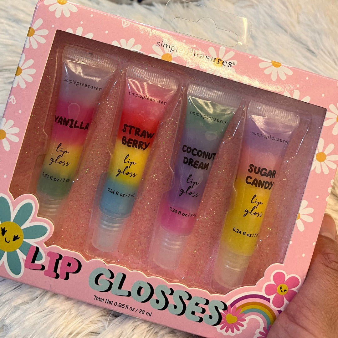 Pack 4 Lip balm brillito (4 sabores)