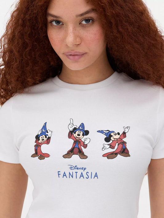 Blusa Blanca Mickey Fantasía