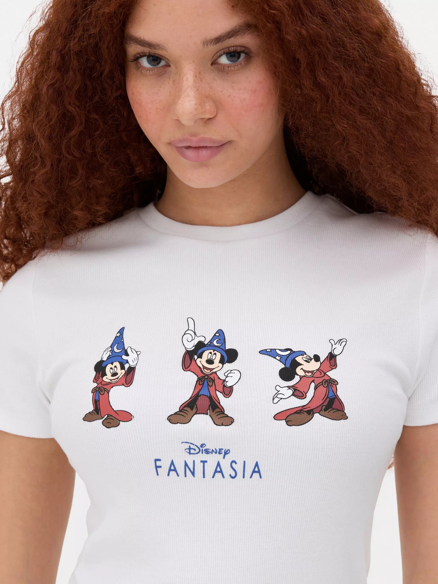 Blusa Blanca Mickey Fantasía