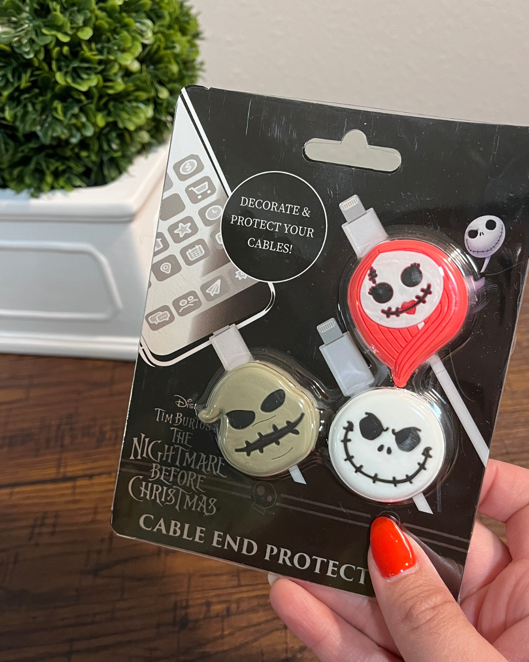 Set protectores de cable Nightmare Before Christmas