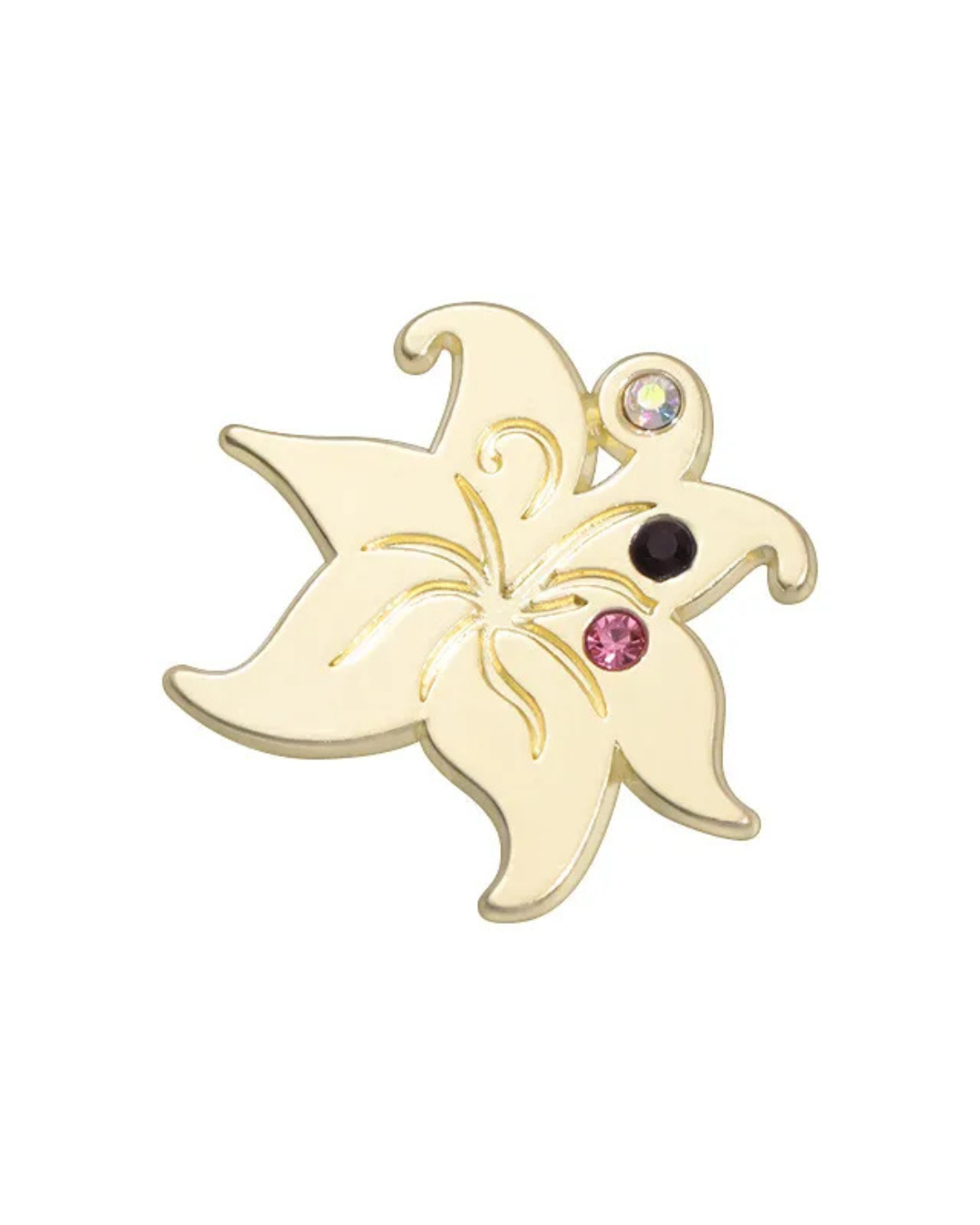 Pin flor dorada mágica Rapunzel