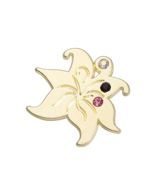 Pin flor dorada mágica Rapunzel