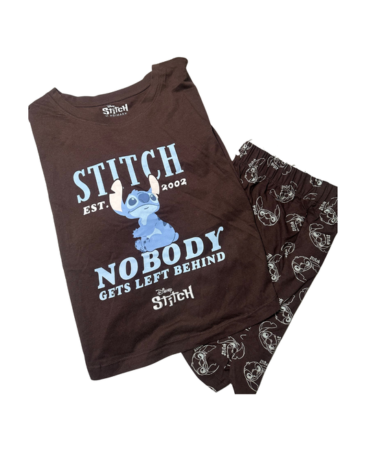 Pijama corta Stitch Café