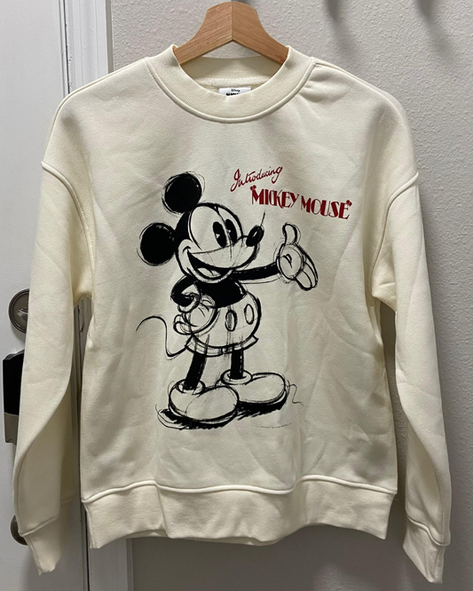 Sudadera Blanca Mickey Mouse
