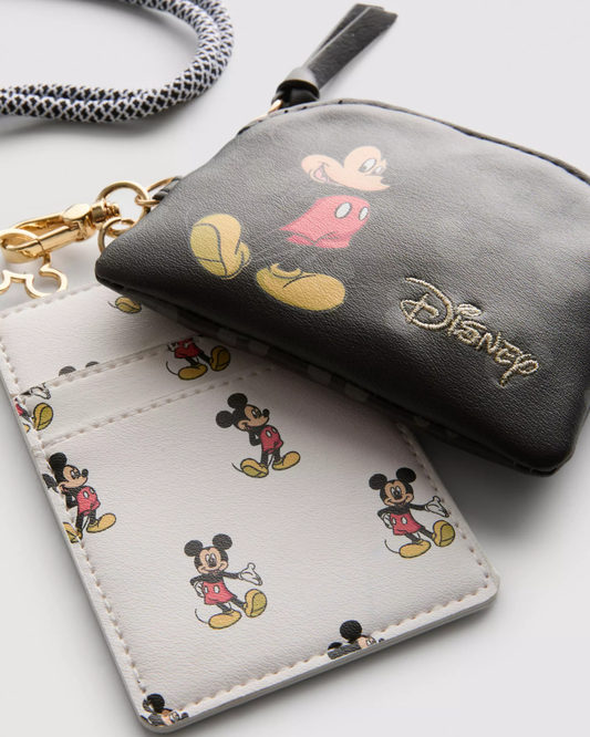 2 pack monedero + tarjetero Mickey Mouse