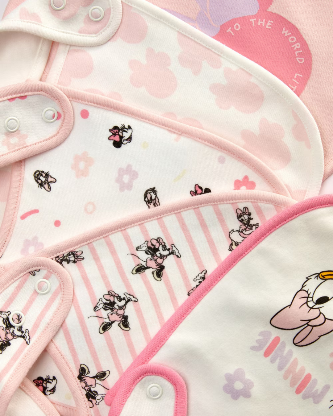 5 Pack baberos Minnie Mouse