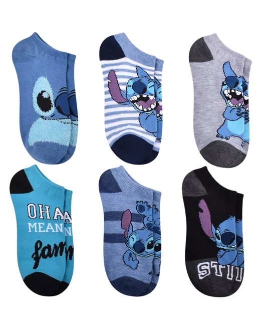 6 Pack Medias Stitch