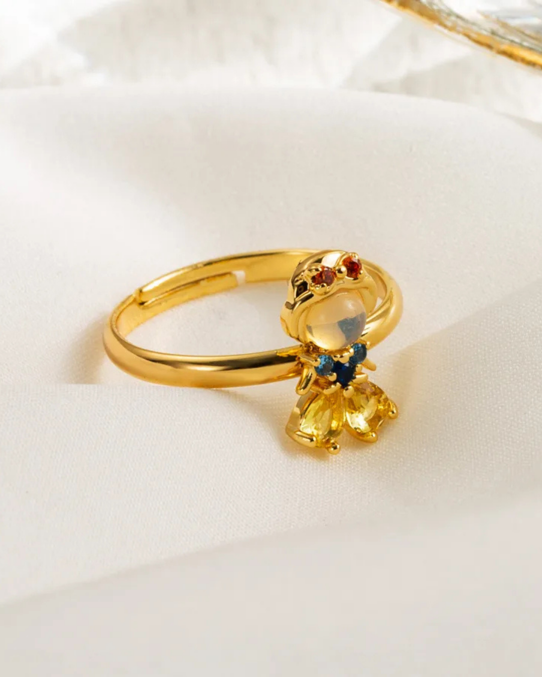 Anillo Liso Blanca Nieves