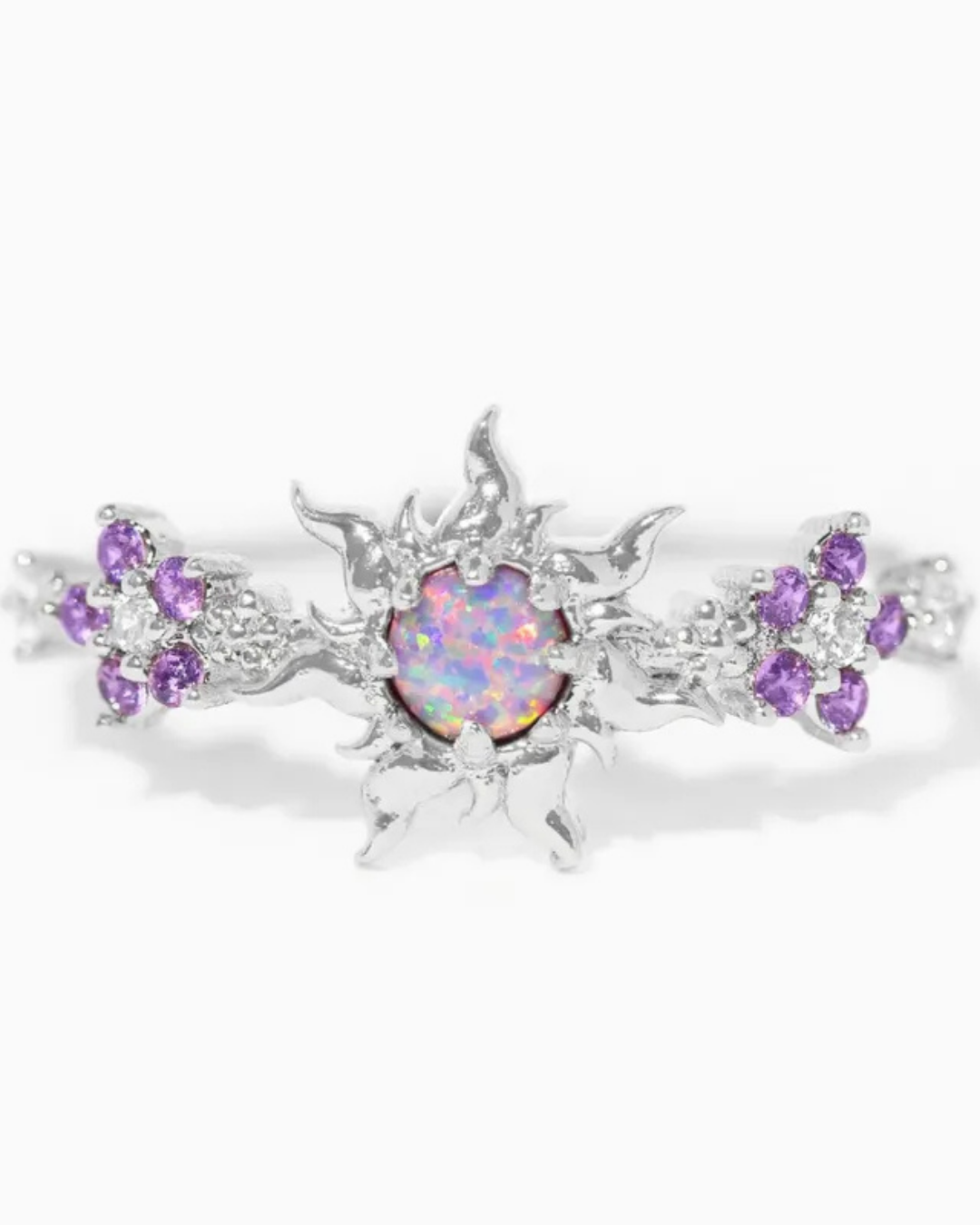 Anillo Plateado Sol Rapunzel