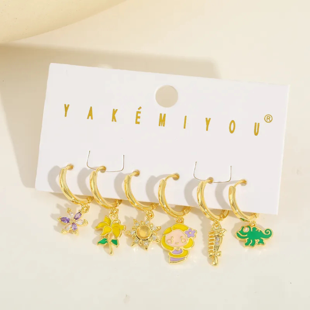 Aretes colgantes Rapunzel