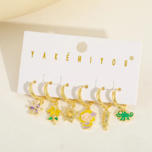 Aretes colgantes Rapunzel