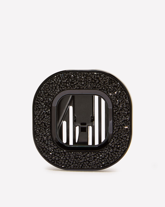 Porta Fragancia para el carro negro con Glitter