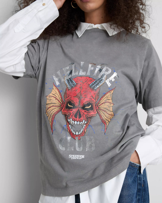 Blusa Hellfire Club Gris