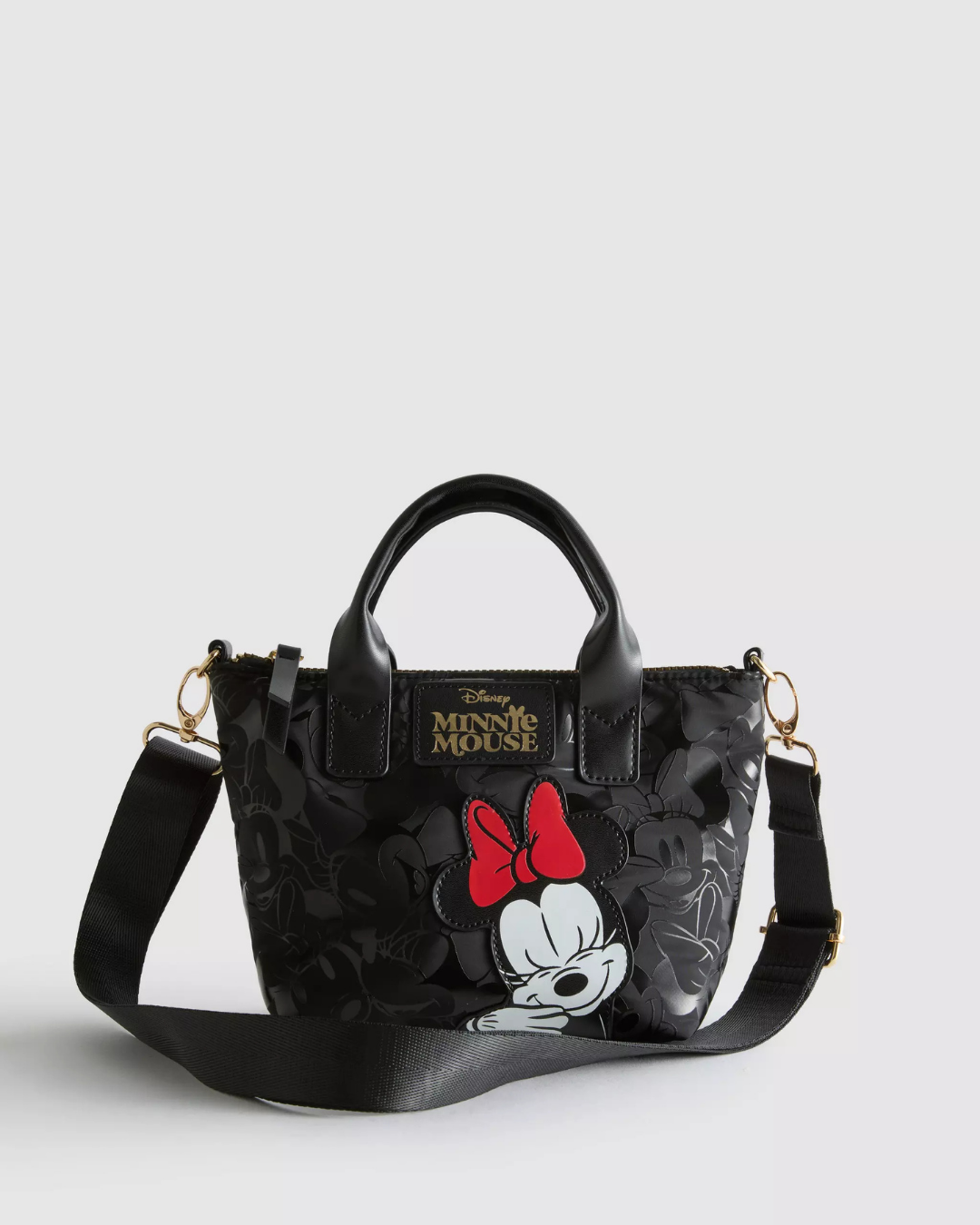 Bolso grande negro Minnie Mouse