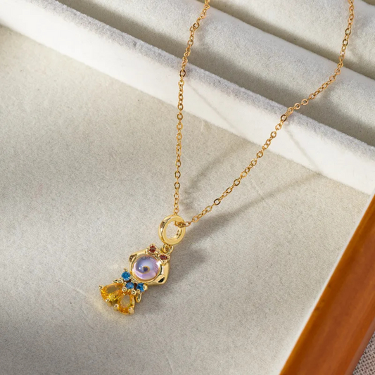 Collar con colgante Blanca Nieves
