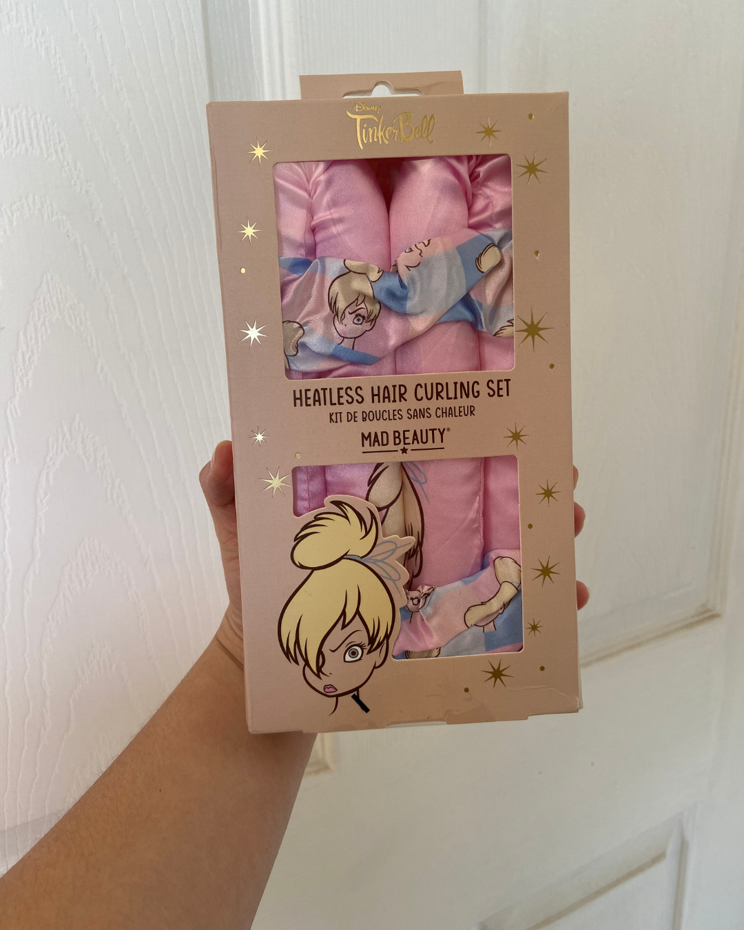 Curling Set Tinker Bell (Incluye: Rizador de pelo (sin calor) + 2 Scrunchies)