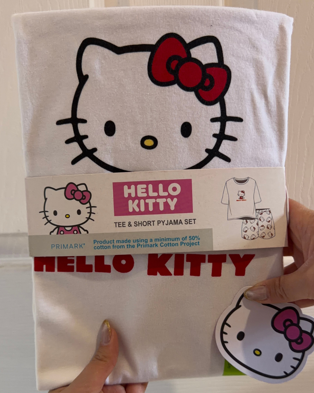 Pijama corta 2 piezas hello Kitty