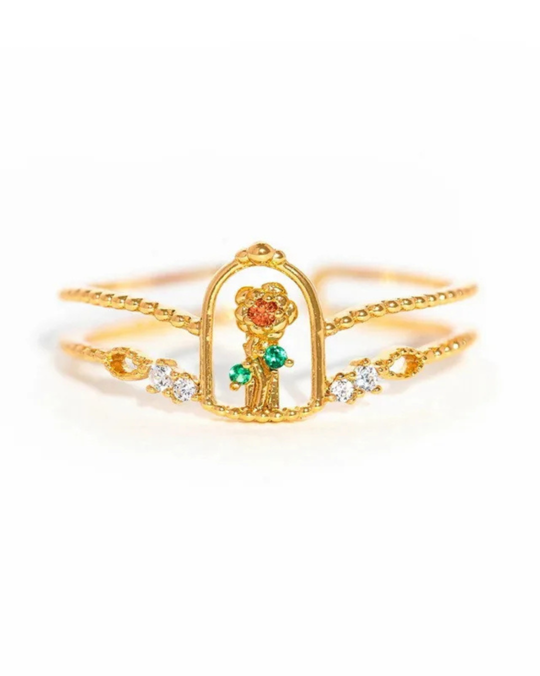 Anillos La Bella y la Bestia