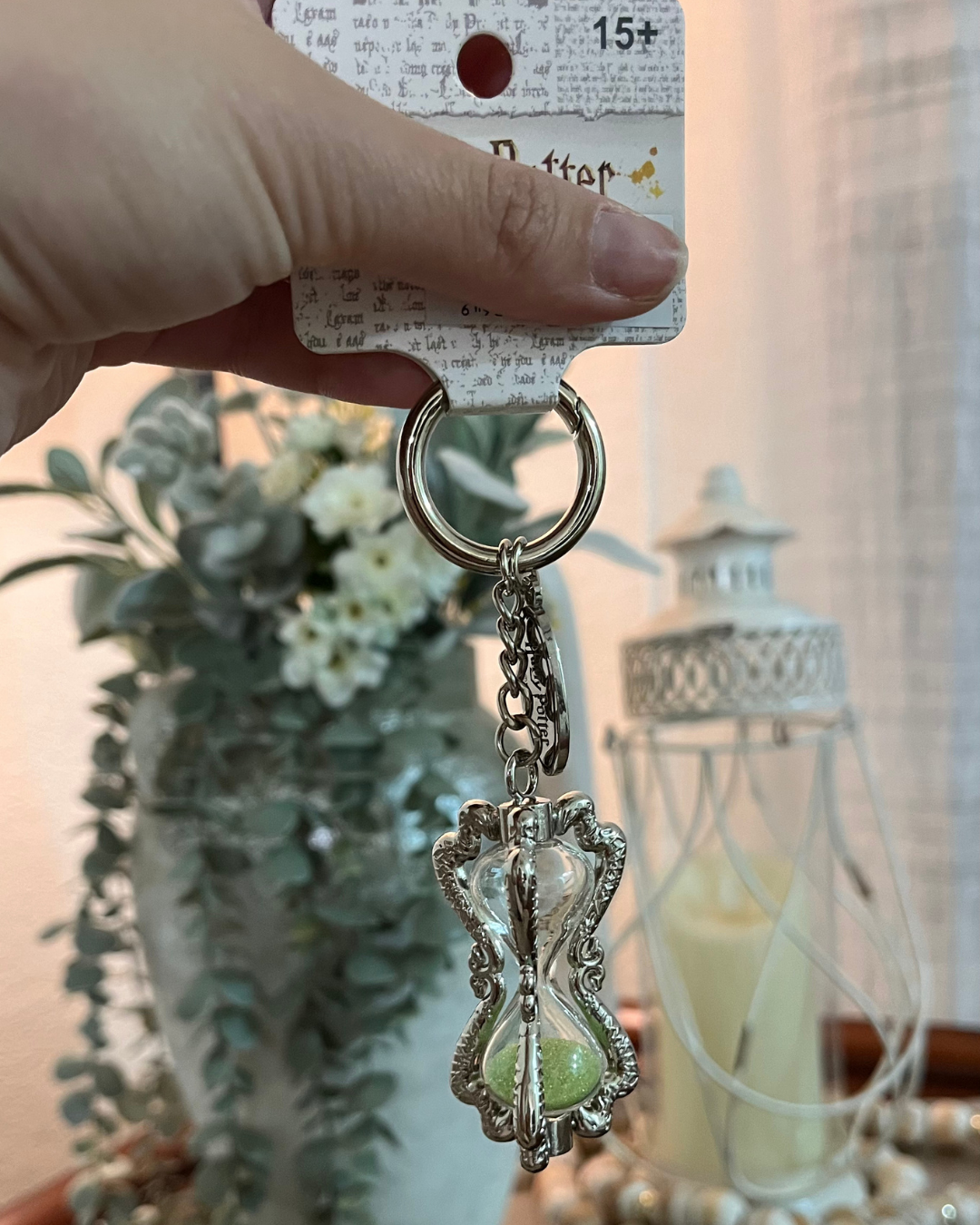 Llavero Reloj de Arena HP Miniso
