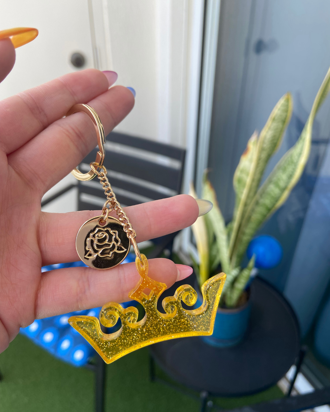 Llavero corona Bella