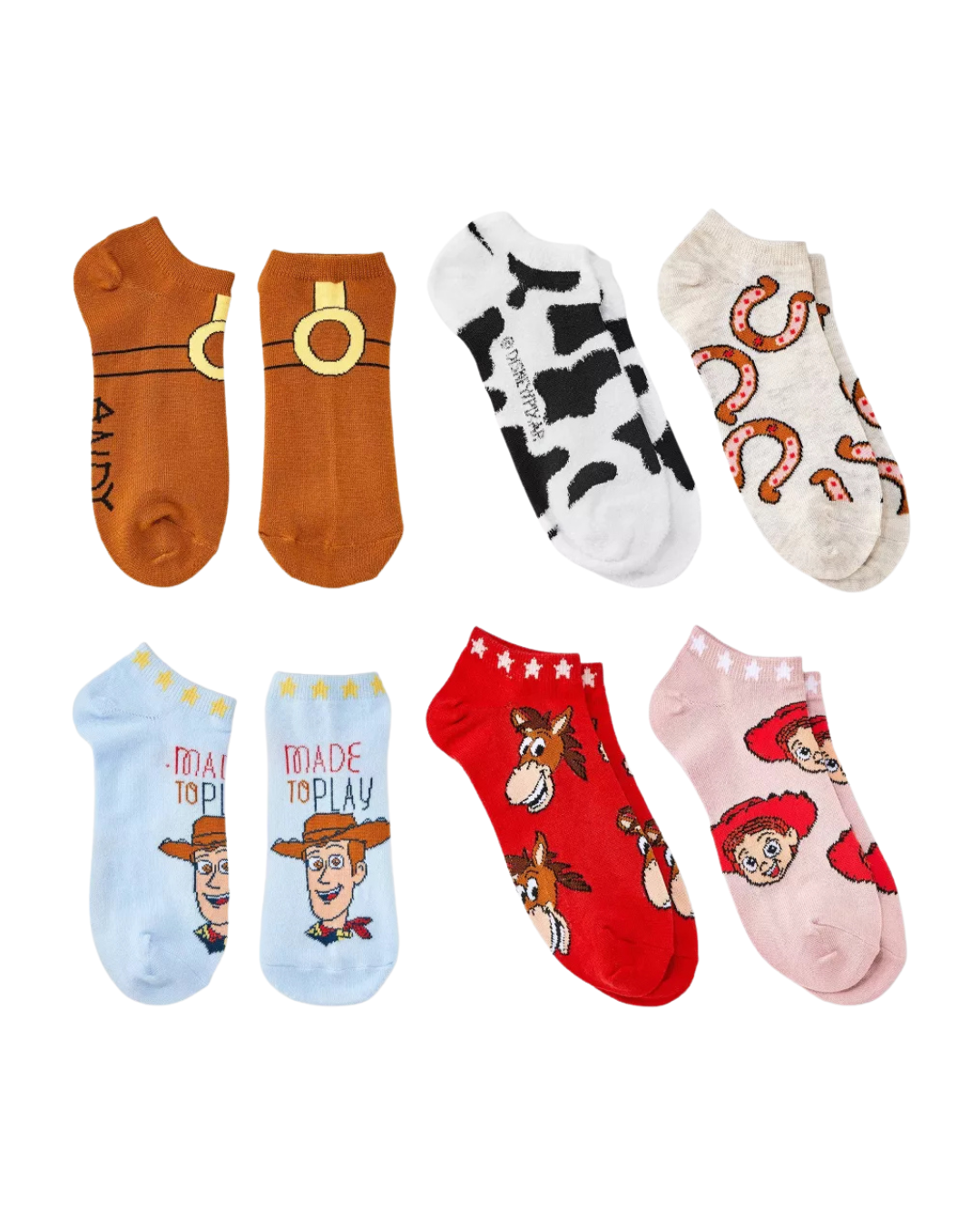 6 Pack Medias Toy Story