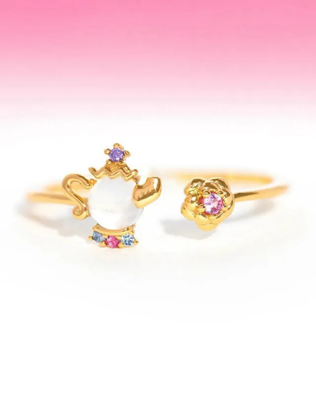 Anillos La Bella y la Bestia