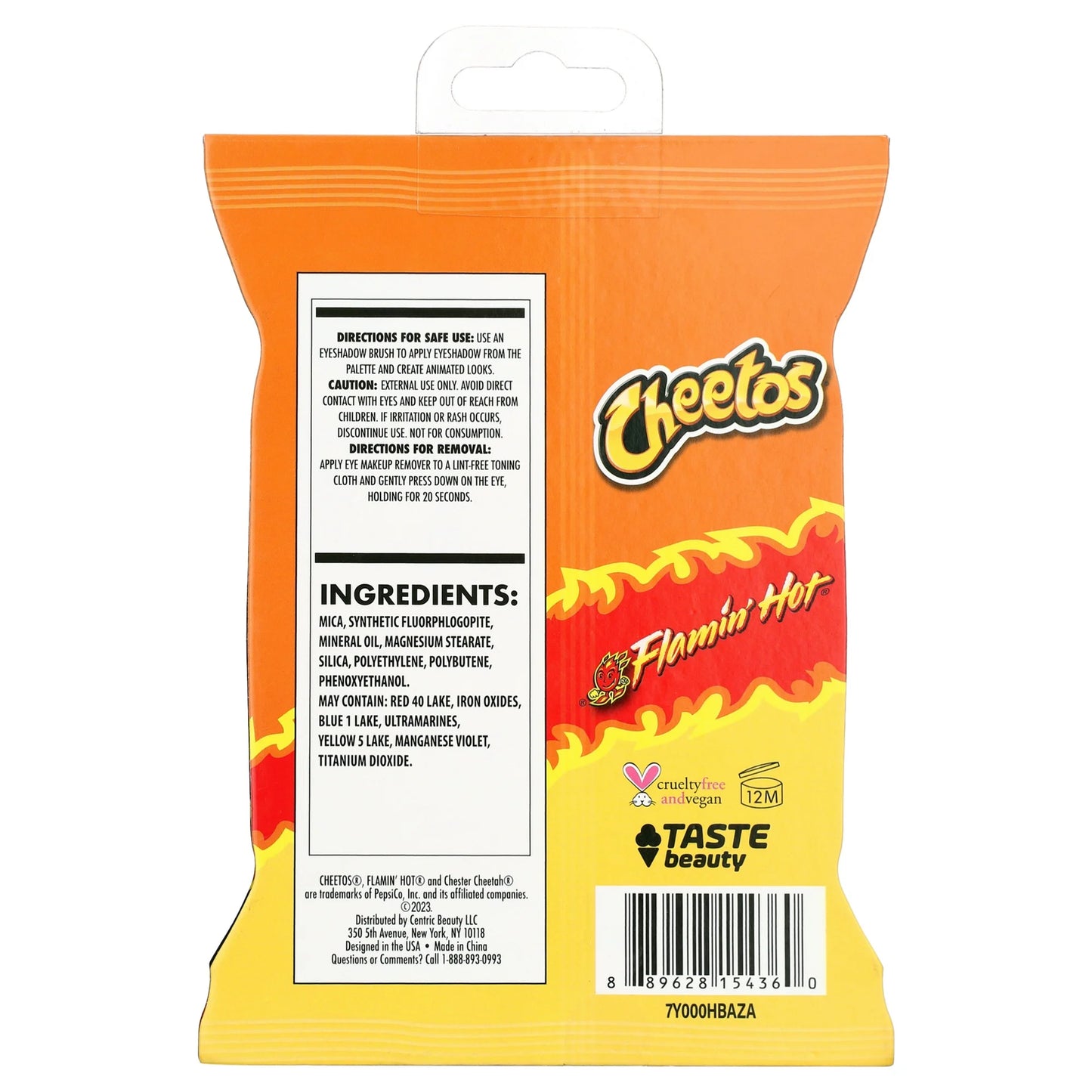 Paleta de sombras Cheetos