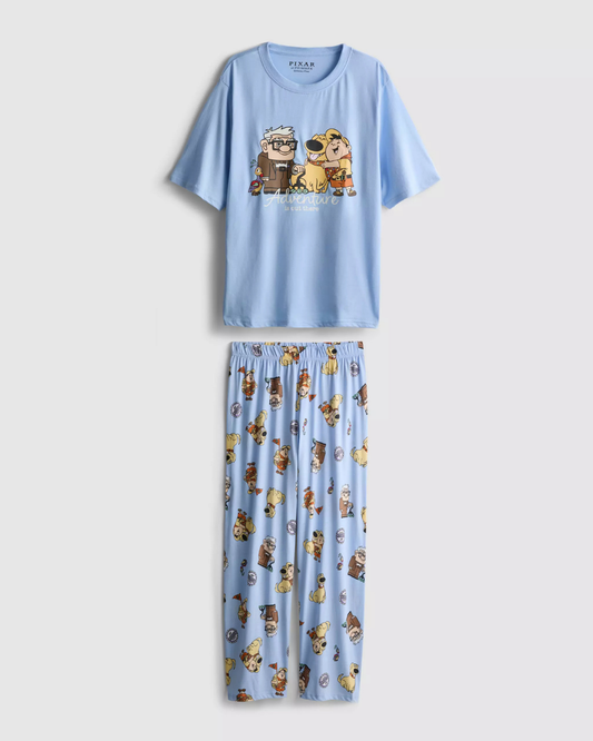 Pijama celeste Up larga