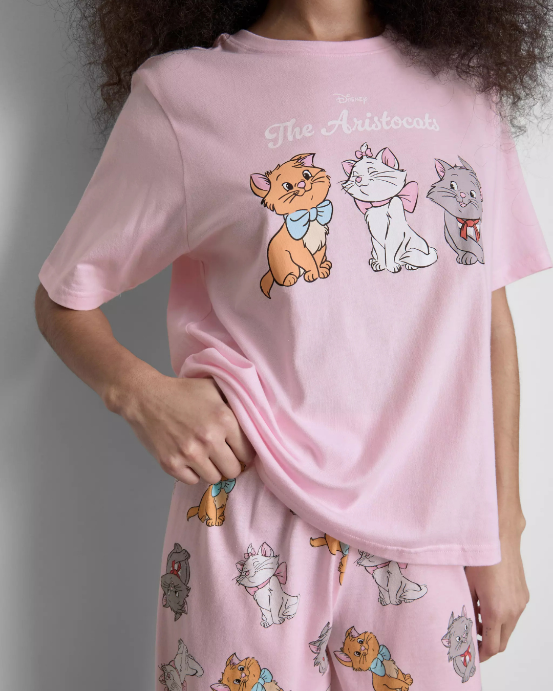 Pijama rosada Aristogatos larga