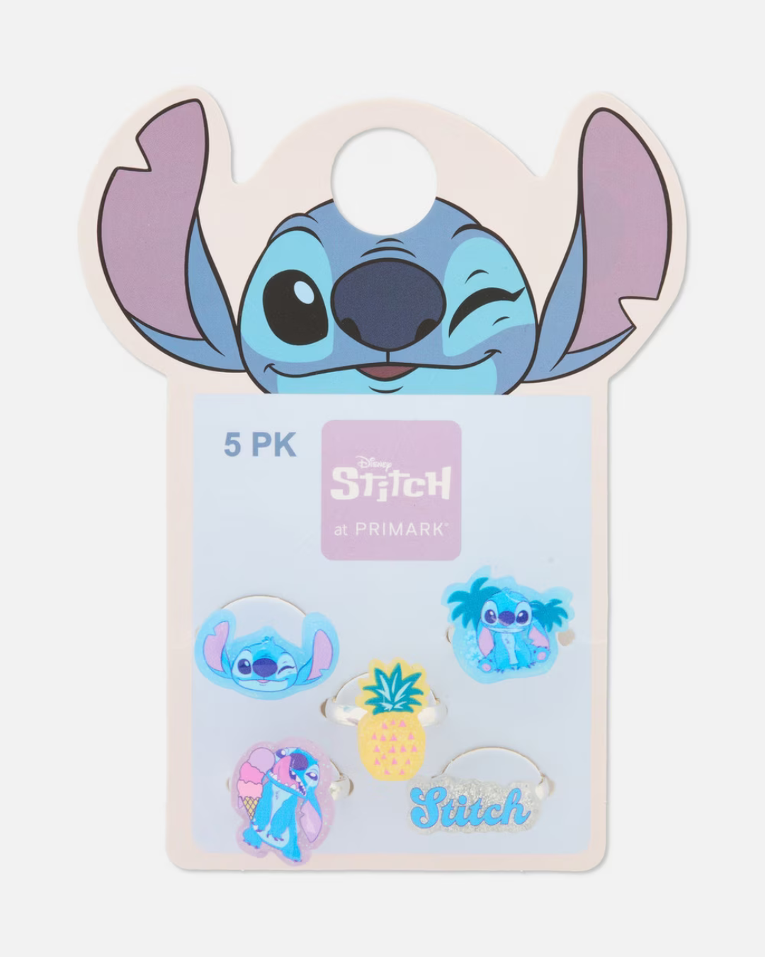 Set de Anillos de Stitch